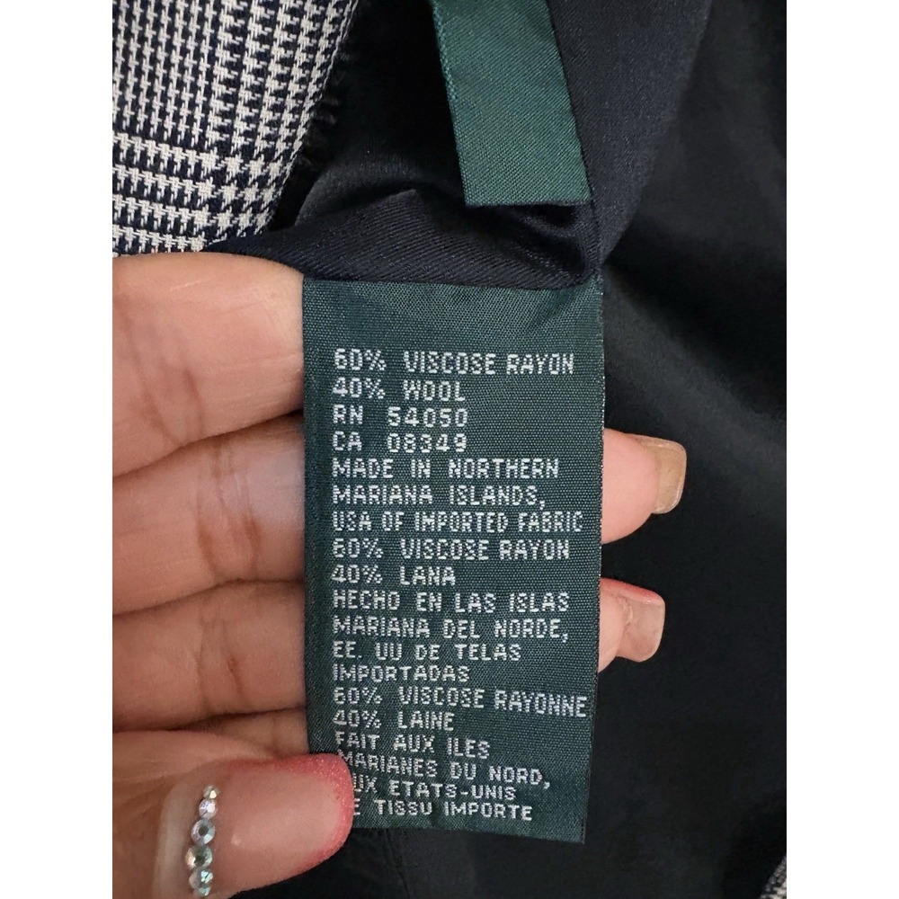 Ralph Lauren Wool Blend Blazer classic academia preppy office church - Picture 4 of 4